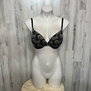 pink push up bra
